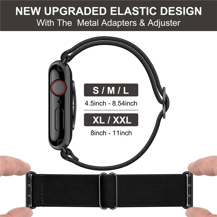 Bulk Purchasing Nylon Band For Apple Watch Series 10 9 8 7 SE 6 5 4 3 2 1 42mm 41mm 40mm 38mm Elastic Watch Strap - Army Green