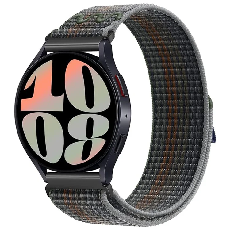 Bulk Purchasing 22mm Nylon Loop Watch Band For Huawei Watch GT5 Pro 46mm  /  Samsung Galaxy Watch3 45mm  /  Amazfit GTR 4 - Midnight
