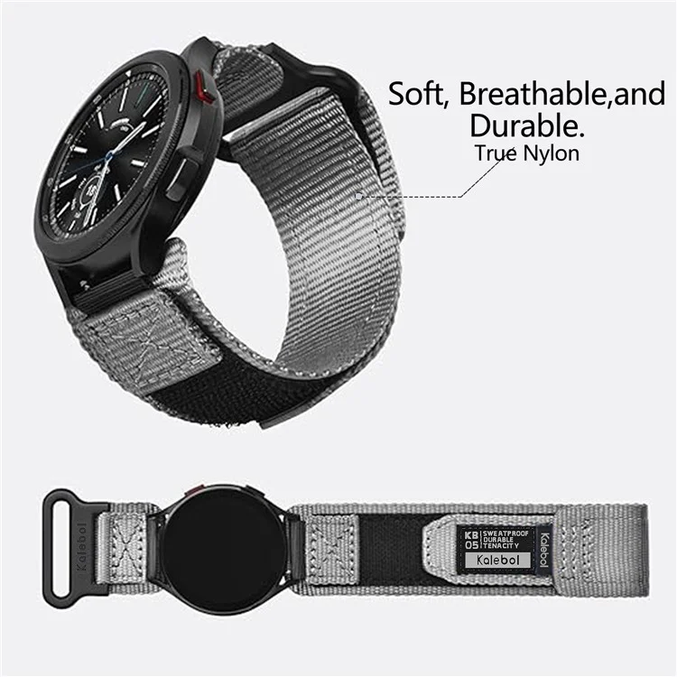 Massenankauf 22 mm Armband für Huawei Watch 4 / Watch 4 Pro / Watch GT 4 46 mm Befestigungsnylon-Sportarmband - Schwarz