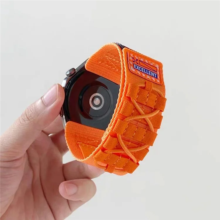 Massenkauf 20mm Armband für Huawei Watch GT 3 42mm / Watch GT 3 Pro 43mm Robuster geflochtener Nylonriemen - Orange