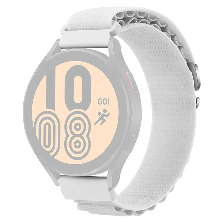 Bulk Purchasing 22mm Nylon Sport Watch Band For Huawei Watch GT 5 Pro  /  GT 5 46mm  /  Watch 4  /  Samsung Galaxy Watch3 45mm - White