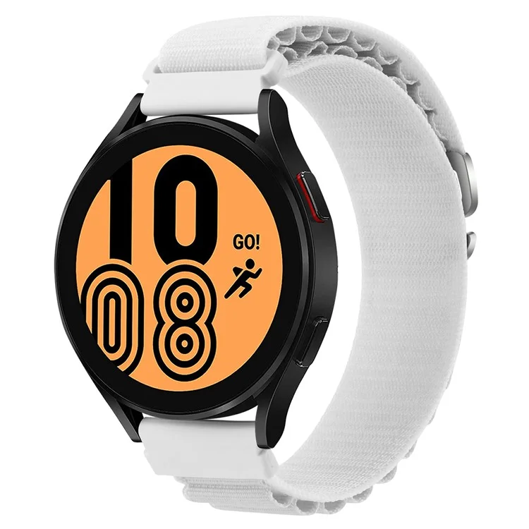 Bulk Purchasing 22mm Nylon Sport Watch Band For Huawei Watch GT 5 Pro  /  GT 5 46mm  /  Watch 4  /  Samsung Galaxy Watch3 45mm - White