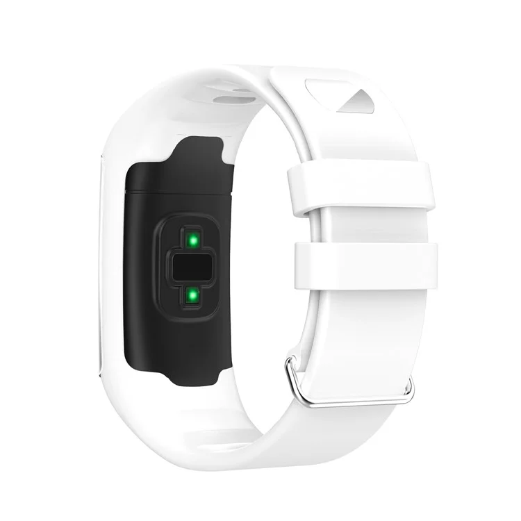 Soft Silicone Watch Band Replacement for POLAR A360 A370 Smart Watch - White