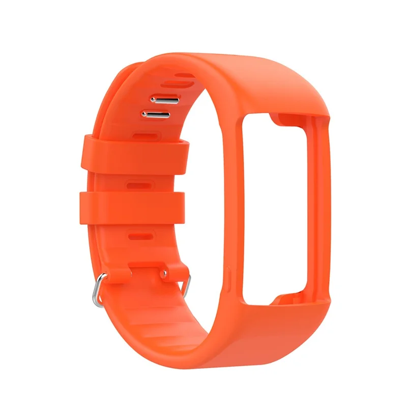Soft Silicone Watch Band Replacement for POLAR A360 A370 Smart Watch - Orange