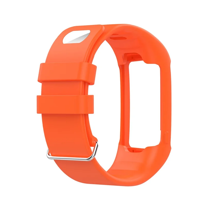 Soft Silicone Watch Band Replacement for POLAR A360 A370 Smart Watch - Orange