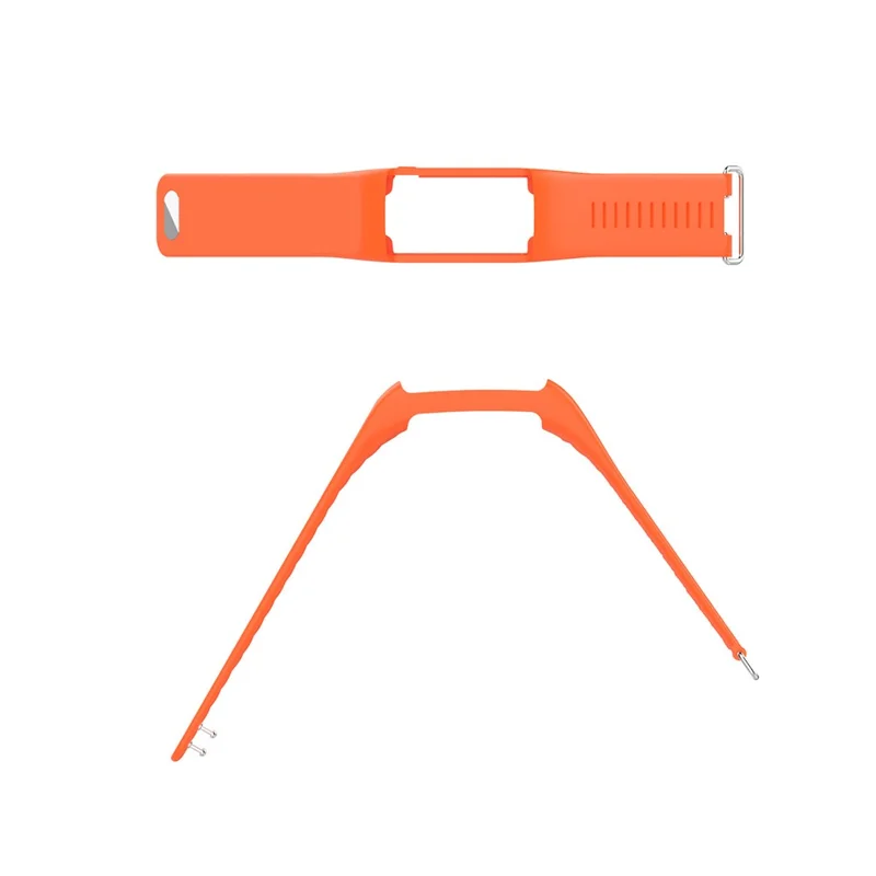 Soft Silicone Watch Band Replacement for POLAR A360 A370 Smart Watch - Orange