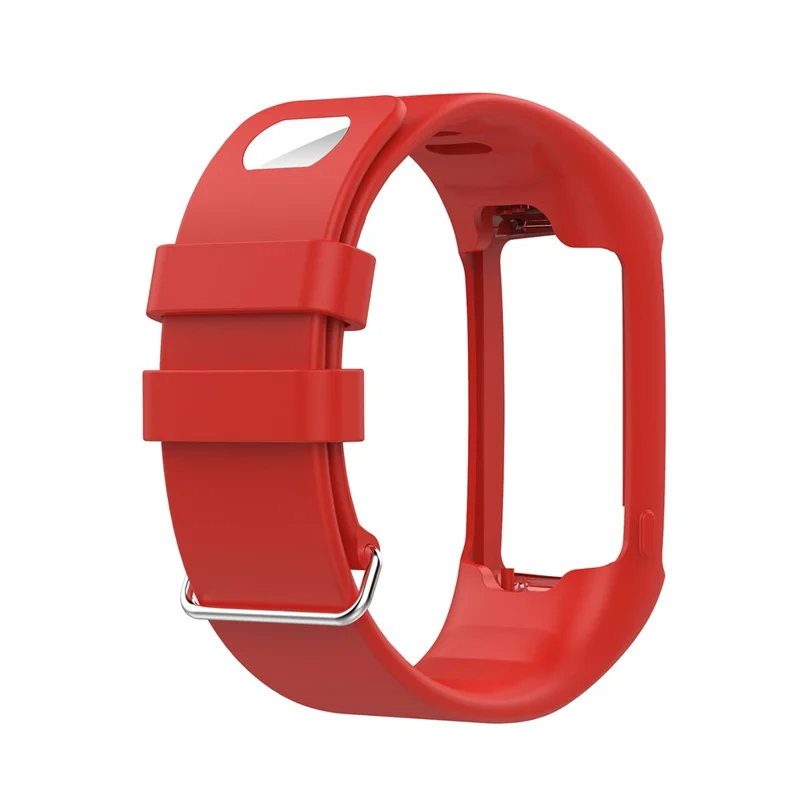 Soft Silicone Watch Band Replacement for POLAR A360 A370 Smart Watch - Red