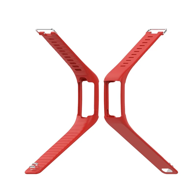 Soft Silicone Watch Band Replacement for POLAR A360 A370 Smart Watch - Red