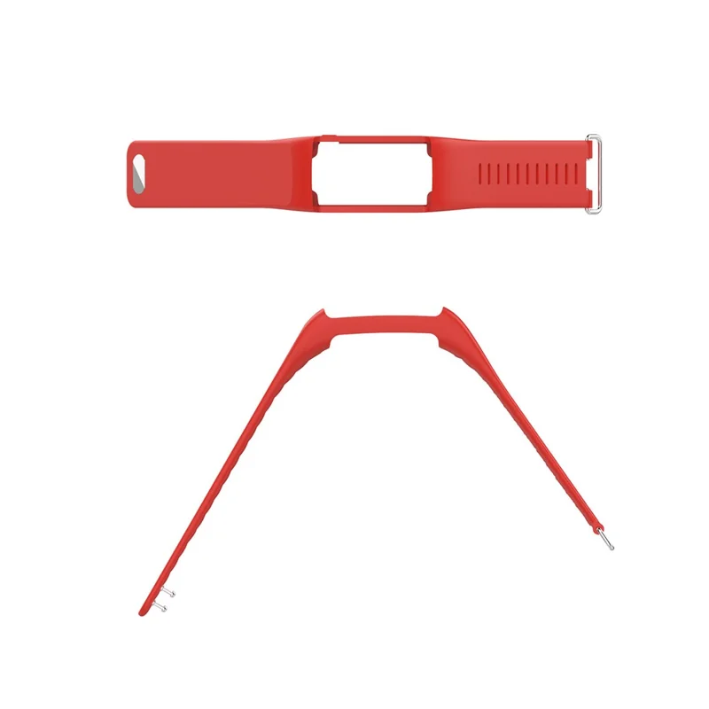 Soft Silicone Watch Band Replacement for POLAR A360 A370 Smart Watch - Red