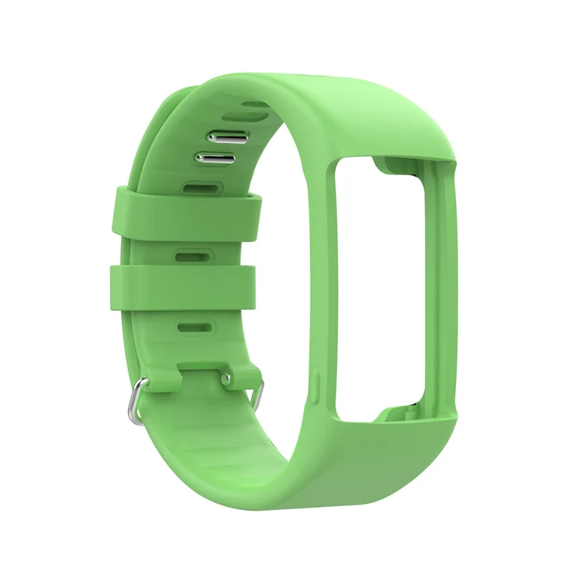 Soft Silicone Watch Band Replacement for POLAR A360 A370 Smart Watch - Green