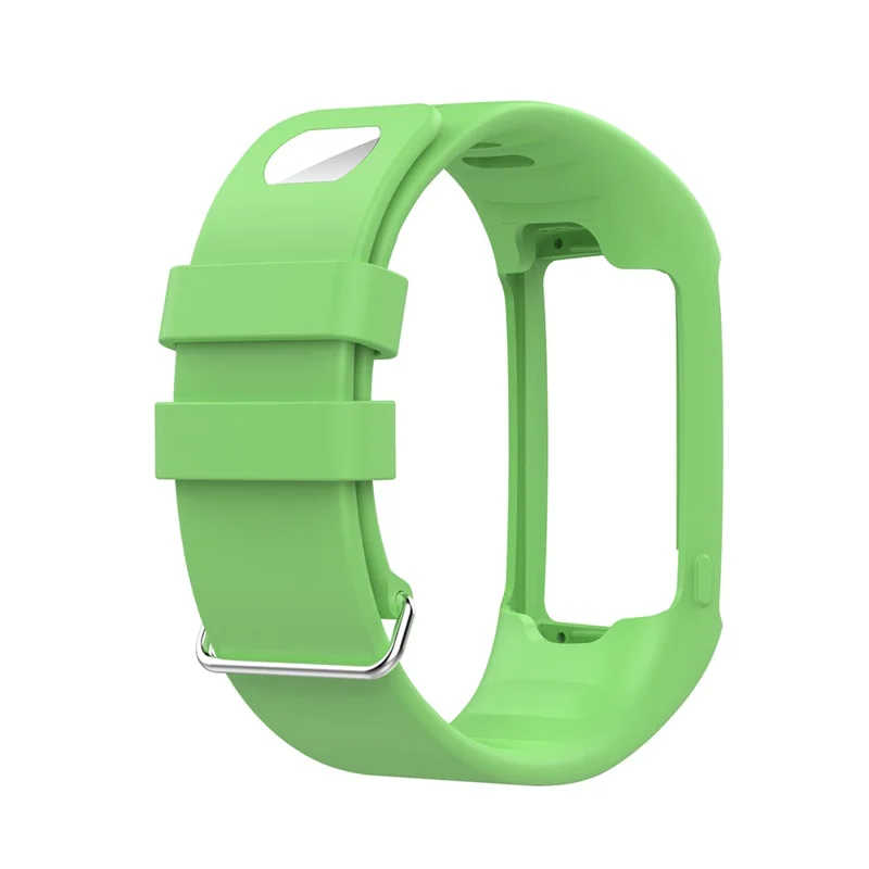 Soft Silicone Watch Band Replacement for POLAR A360 A370 Smart Watch - Green