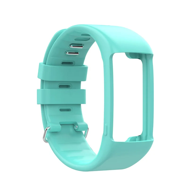 Soft Silicone Watch Band Replacement for POLAR A360 A370 Smart Watch - Cyan
