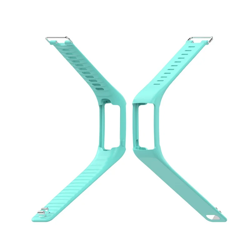 Soft Silicone Watch Band Replacement for POLAR A360 A370 Smart Watch - Cyan