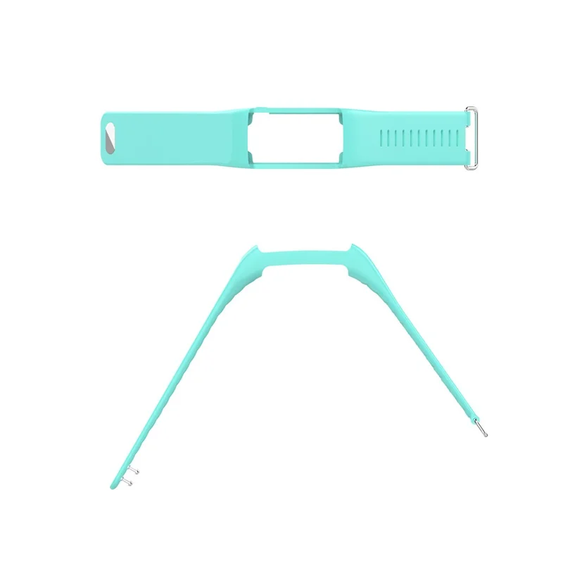 Soft Silicone Watch Band Replacement for POLAR A360 A370 Smart Watch - Cyan