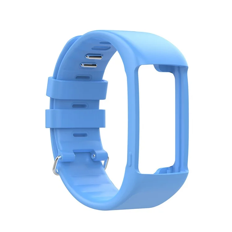 Soft Silicone Watch Band Replacement for POLAR A360 A370 Smart Watch - Sky Blue