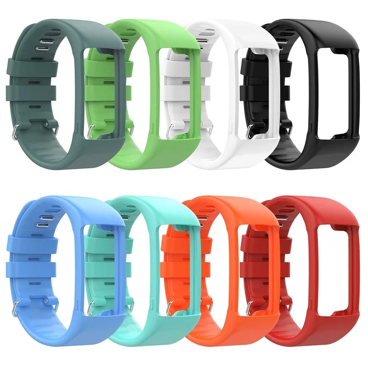 Soft Silicone Watch Band Replacement for POLAR A360 A370 Smart Watch - Sky Blue