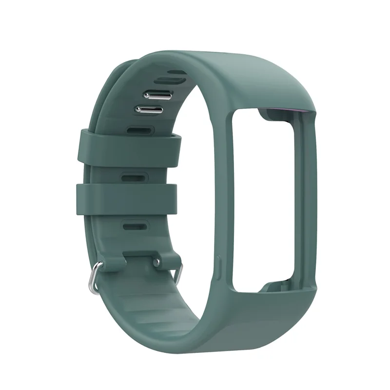 Cinturino in Silicone Morbido di Ricambio per POLAR A360 A370 Smart Watch - Verde Scuro