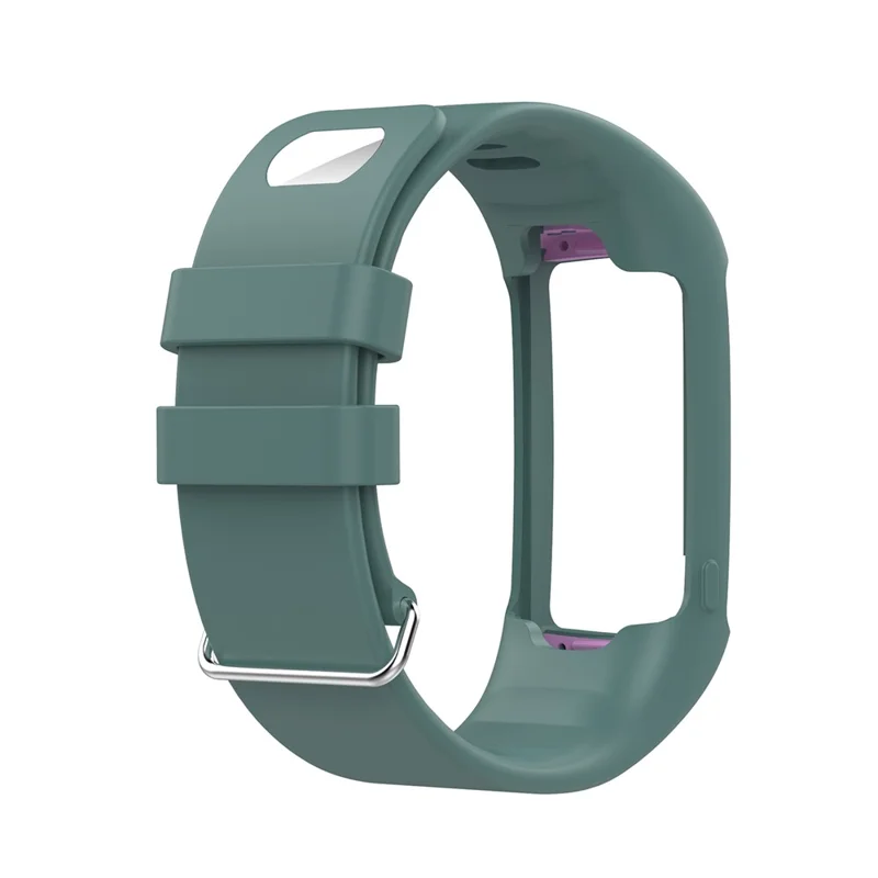 Cinturino in Silicone Morbido di Ricambio per POLAR A360 A370 Smart Watch - Verde Scuro