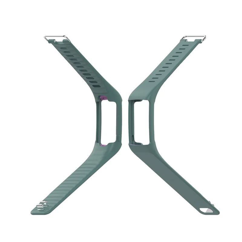 Cinturino in Silicone Morbido di Ricambio per POLAR A360 A370 Smart Watch - Verde Scuro