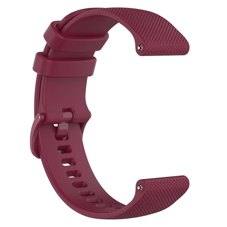 Compra al por mayor Correa de repuesto para Huawei Watch GT 5 Pro / GT 5 / GT 4 46mm Banda de reloj inteligente Textura de cuadrícula - Rojo vino