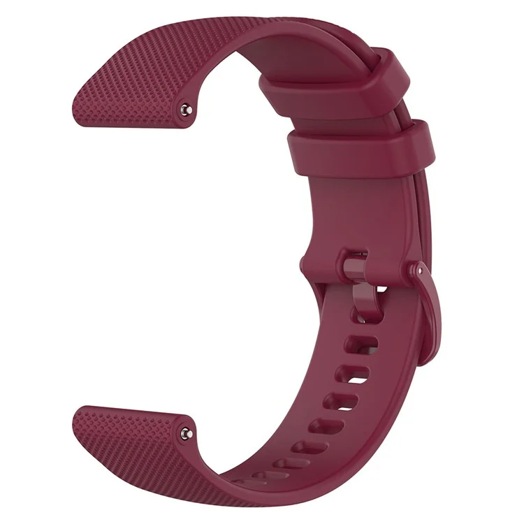 Compra al por mayor Correa de repuesto para Huawei Watch GT 5 Pro / GT 5 / GT 4 46mm Banda de reloj inteligente Textura de cuadrícula - Rojo vino