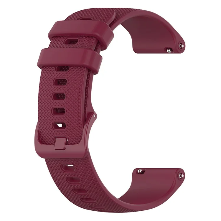 Compra al por mayor Correa de repuesto para Huawei Watch GT 5 Pro / GT 5 / GT 4 46mm Banda de reloj inteligente Textura de cuadrícula - Rojo vino