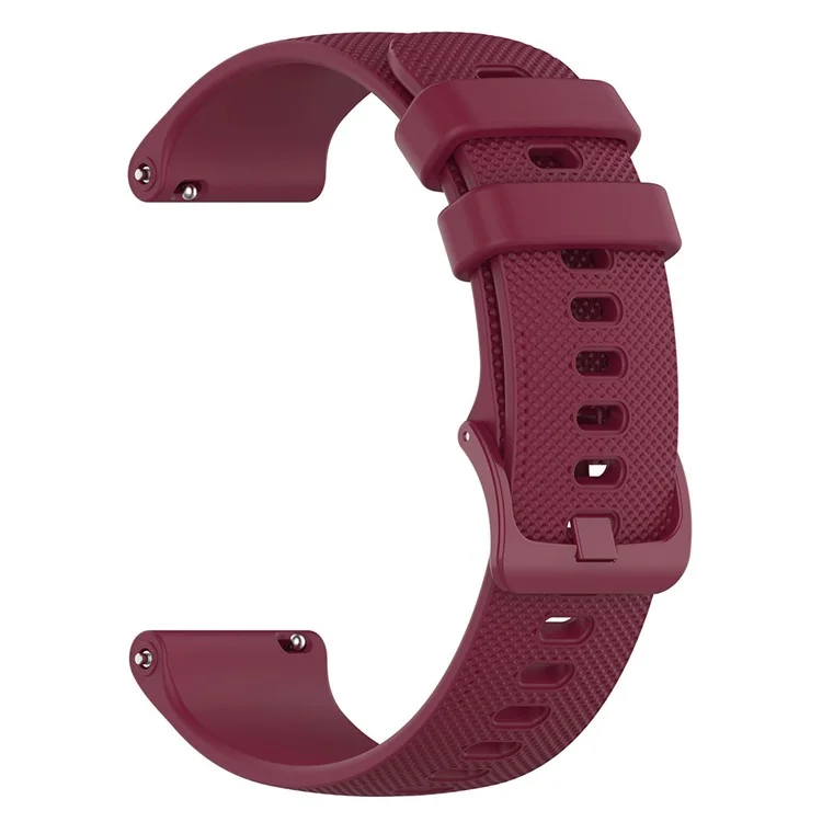 Compra al por mayor Correa de repuesto para Huawei Watch GT 5 Pro / GT 5 / GT 4 46mm Banda de reloj inteligente Textura de cuadrícula - Rojo vino