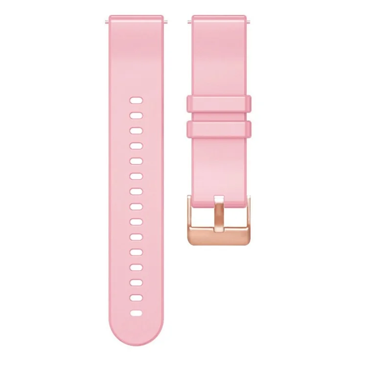 Correa de silicona de repuesto de 18 mm para Huawei Watch GT 5 Pro 42 mm / GT 5 41 mm - Rosa