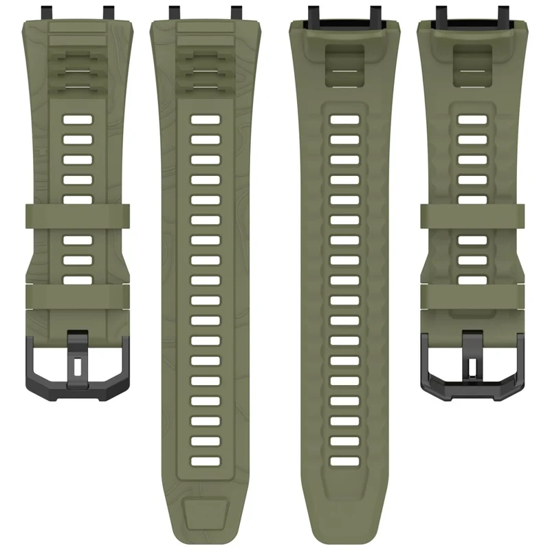 Bulk Purchasing For Huami Amazfit T-Rex 3 Watch Band Silicone Wrist Strap - Black