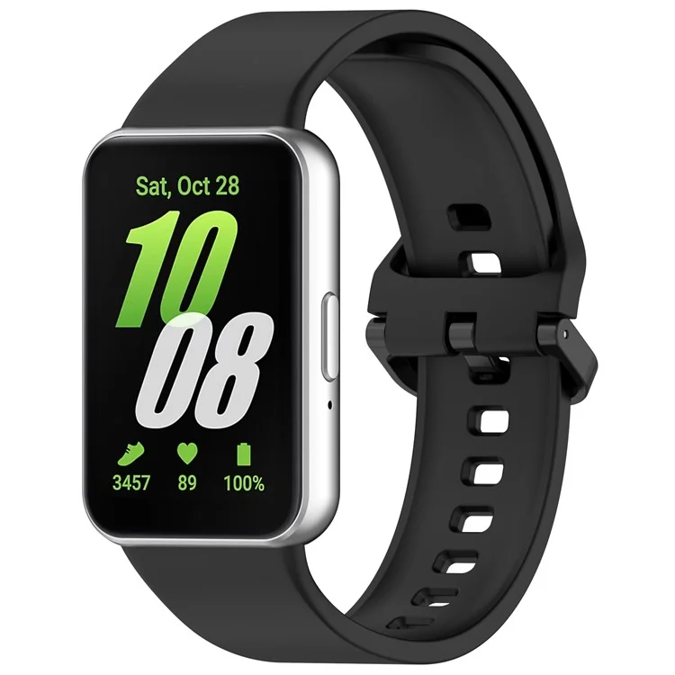 Оптовая покупка для силиконового ремешка для часов Samsung Galaxy Fit3 - черный.