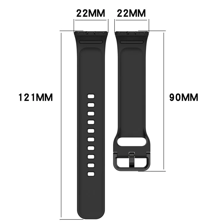 Оптовая покупка для силиконового ремешка для часов Samsung Galaxy Fit3 - черный.