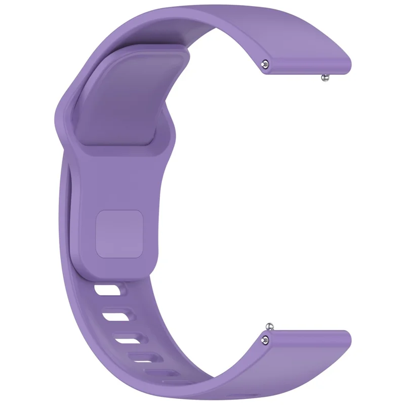 22mm Silicone Watch Band For Huawei Watch GT 5 Pro 46mm  /  GT 5 46mm  /  GT 4 46mm Universal Strap - Lavender Purple