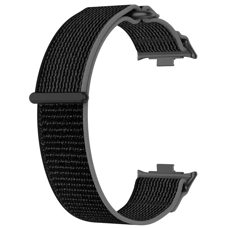 Bracelet en nylon pour Xiaomi Smart Band 9 Pro / 8 Pro / Redmi Watch 4 Bracelet de montre à boucle sport réglable - Noir