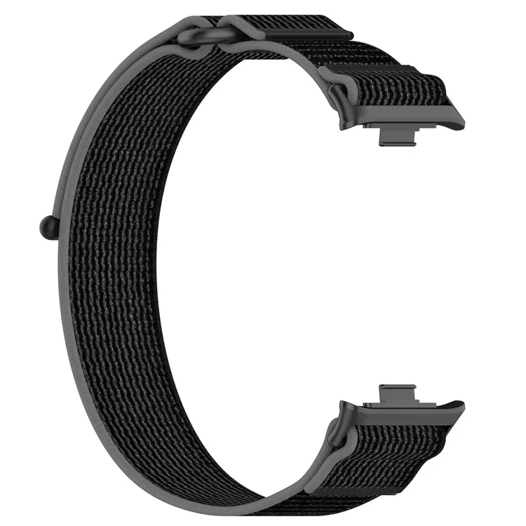 Bracelet en nylon pour Xiaomi Smart Band 9 Pro / 8 Pro / Redmi Watch 4 Bracelet de montre à boucle sport réglable - Noir