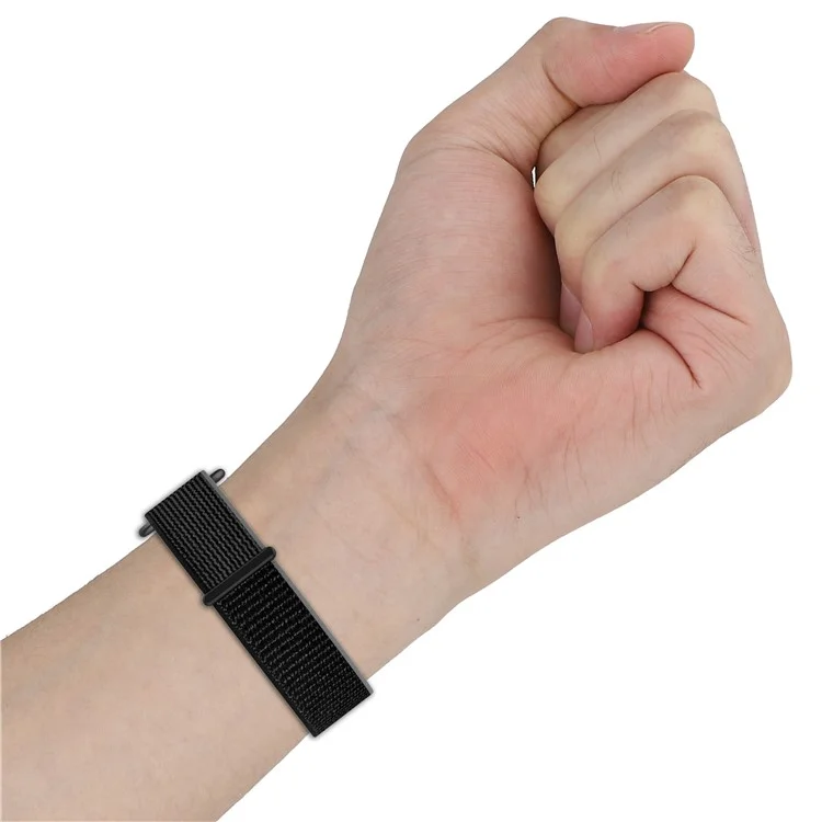 Bracelet en nylon pour Xiaomi Smart Band 9 Pro / 8 Pro / Redmi Watch 4 Bracelet de montre à boucle sport réglable - Noir