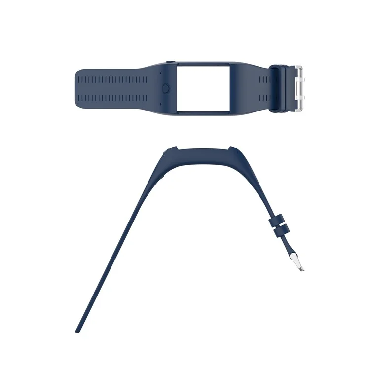Soft Silicone Smart Watch Strap Replacement Watch Band for POLAR M600 - Dark Blue