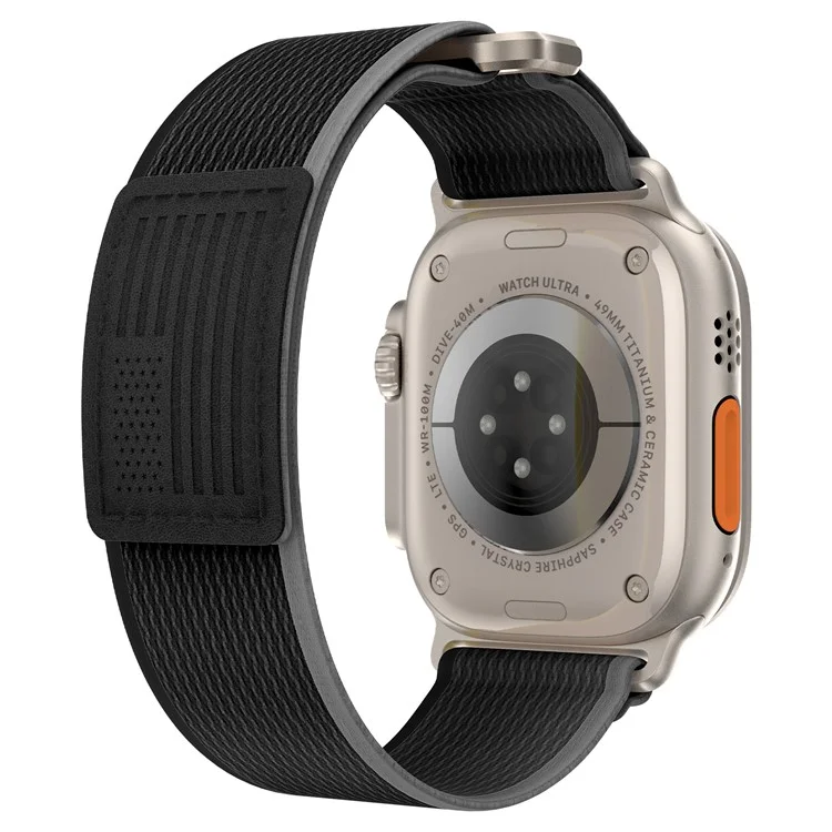 Achat groupé de bracelet de rechange pour Apple Watch Séries 10 9 8 7 SE 6 5 4 3 2 1 42 mm 41 mm 40 mm 38 mm - Noir+Gris