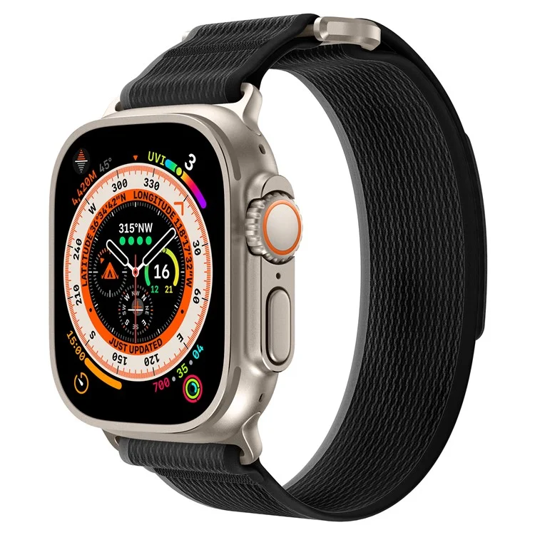 Achat groupé de bracelet de rechange pour Apple Watch Séries 10 9 8 7 SE 6 5 4 3 2 1 42 mm 41 mm 40 mm 38 mm - Noir+Gris