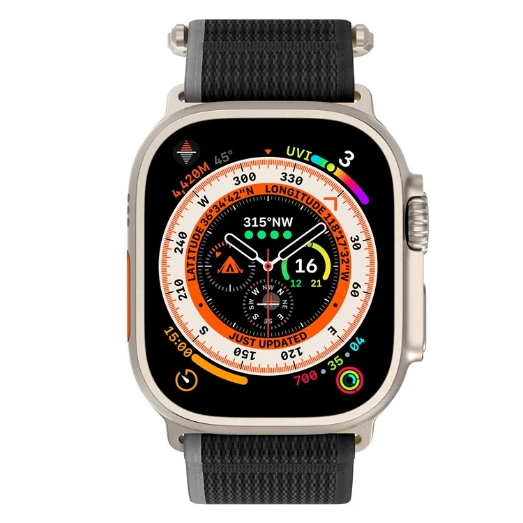 Achat groupé de bracelet de rechange pour Apple Watch Séries 10 9 8 7 SE 6 5 4 3 2 1 42 mm 41 mm 40 mm 38 mm - Noir+Gris