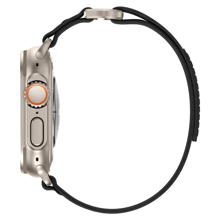 Achat groupé de bracelet de rechange pour Apple Watch Séries 10 9 8 7 SE 6 5 4 3 2 1 42 mm 41 mm 40 mm 38 mm - Noir+Gris