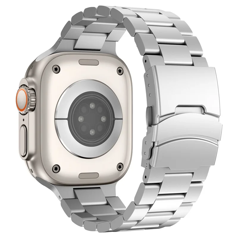 Bulk Purchasing Watch Band For Apple Watch Series 10 Ultra 9 8 7 SE 6 5 4 3 2 1 46mm 45mm 44mm 42mm Titanium Alloy Strap - Silver