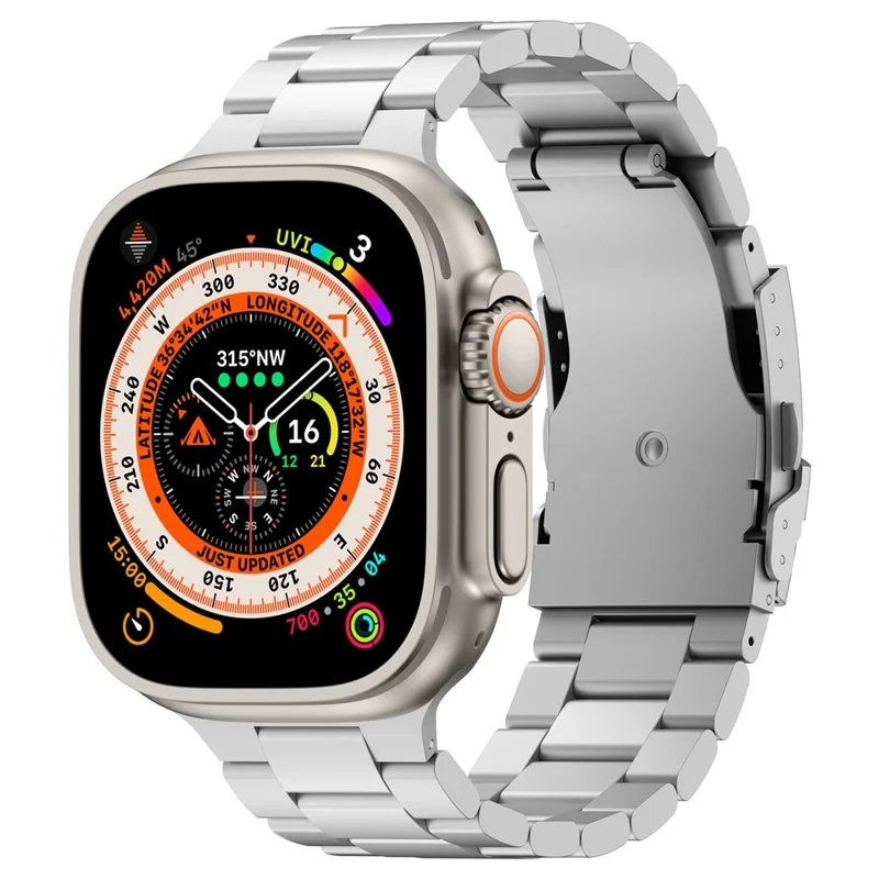 Bulk Purchasing Watch Band For Apple Watch Series 10 Ultra 9 8 7 SE 6 5 4 3 2 1 46mm 45mm 44mm 42mm Titanium Alloy Strap - Silver