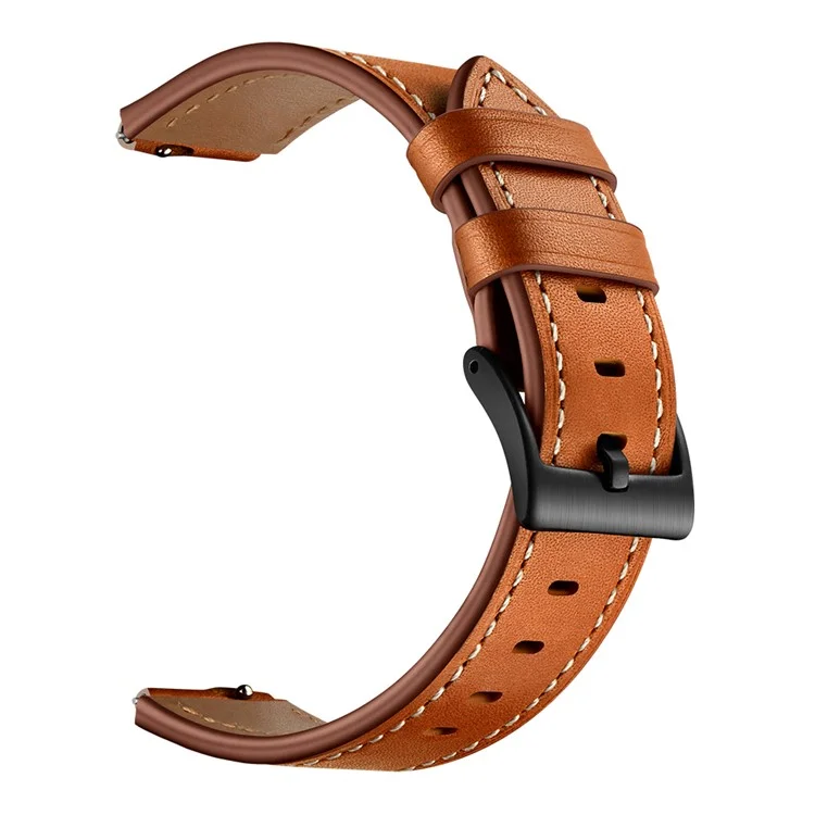 Compra al por mayor Correa de reloj de 16 mm para Huawei Talkband B6 / B3 de cuero de vaca genuino - Marrón