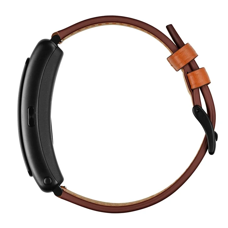 Compra al por mayor Correa de reloj de 16 mm para Huawei Talkband B6 / B3 de cuero de vaca genuino - Marrón