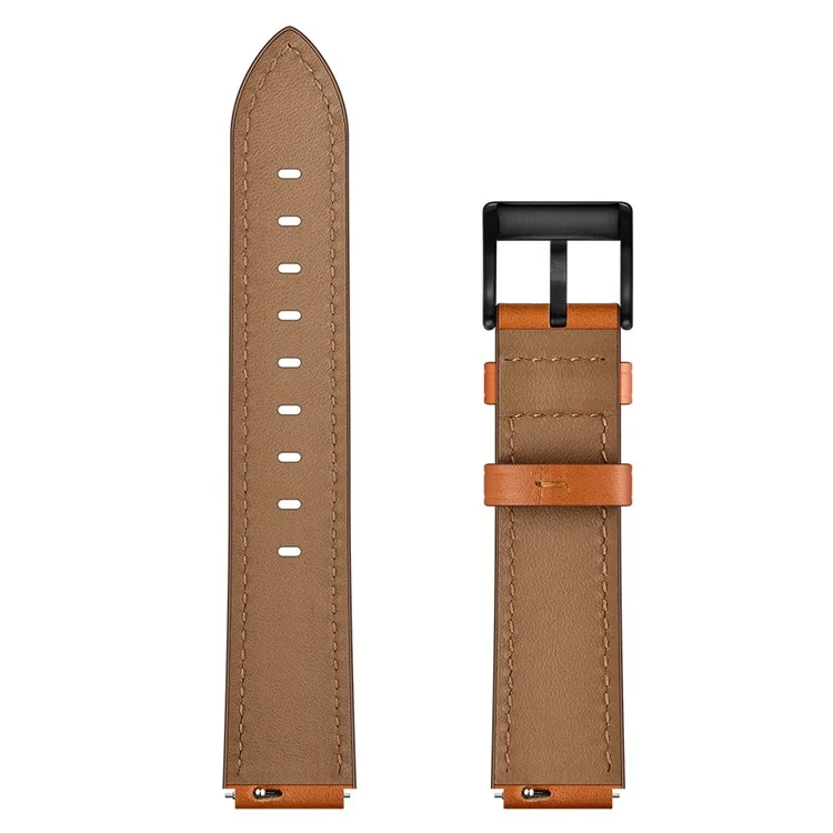 Compra al por mayor Correa de reloj de 16 mm para Huawei Talkband B6 / B3 de cuero de vaca genuino - Marrón
