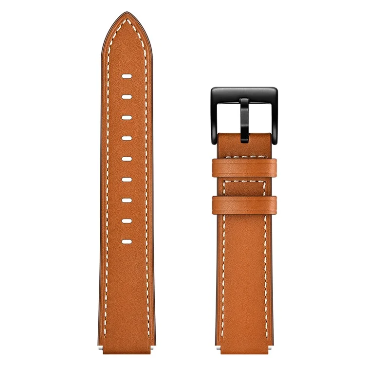 Compra al por mayor Correa de reloj de 16 mm para Huawei Talkband B6 / B3 de cuero de vaca genuino - Marrón