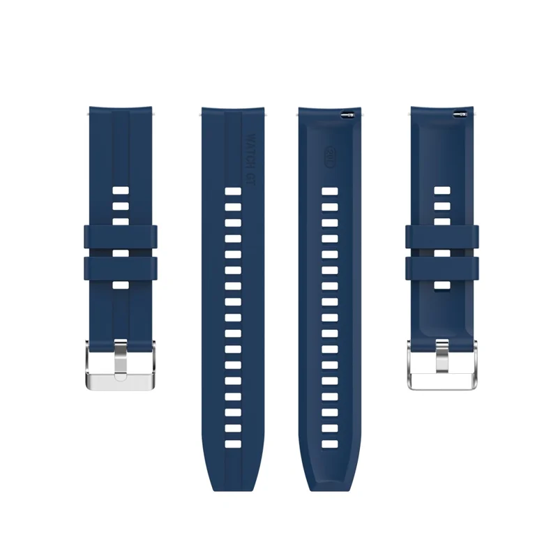 20mm Silicone Watchband Replacement Watch Strap for Huami Amazfit GTS 2e/GTS 2/GTS 2 Mini - Dark Blue