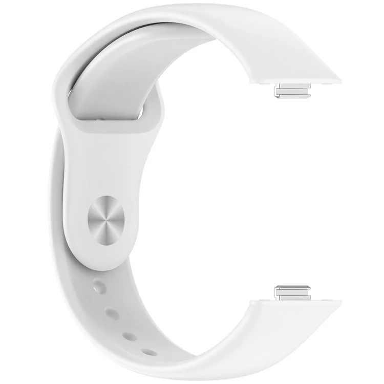 Für Huawei Watch Fit 3 Silikonarmband mit Umkehrverschluss - Weiß