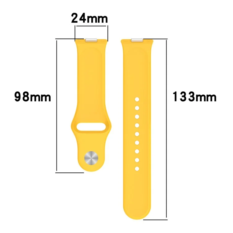 Für Huawei Watch Fit 3 Silikonarmband mit Umkehrverschluss - Weiß