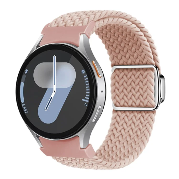 Магнитный ремешок для часов KALEBOL для Samsung Galaxy Watch FE 40 мм / Watch7 / 6 / 6 Classic / 5 / 5 Active / 5 Pro / 4 / 4 Classic / 4 Active - розовый